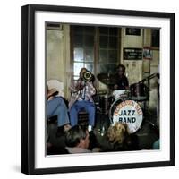 Jazz Band at Preservation Hall, New Orleans-null-Framed Photographic Print