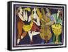 Jazz Band I-Leslie Xuereb-Framed Stretched Canvas