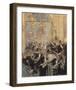 Jazz Band, Savoy Hotel, London-Harold Septimus Power-Framed Premium Giclee Print