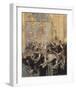 Jazz Band, Savoy Hotel, London-Harold Septimus Power-Framed Premium Giclee Print