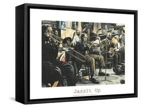 Jazz Band-Gregory Myrick-Framed Stretched Canvas