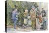 Jazz Buskers, Prague-Miranda Legard-Stretched Canvas