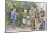 Jazz Buskers, Prague-Miranda Legard-Mounted Giclee Print