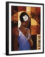 Jazz Cafe-Keith Mallett-Framed Giclee Print