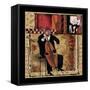 Jazz Cello-CW Designs Inc-Framed Stretched Canvas