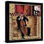 Jazz Cello-CW Designs Inc-Stretched Canvas