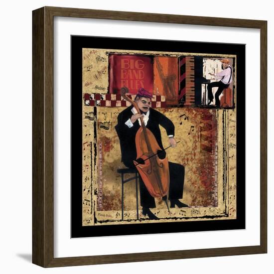 Jazz Cello-CW Designs Inc-Framed Art Print