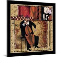 Jazz Cello-CW Designs Inc-Mounted Art Print