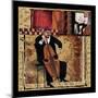 Jazz Cello-CW Designs Inc-Mounted Art Print