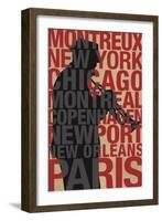 Jazz Cities-null-Framed Art Print