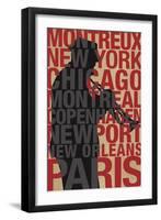 Jazz Cities-null-Framed Art Print