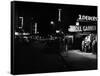 Jazz Club Three Deuces in the 52nd Street in New York-null-Framed Stretched Canvas