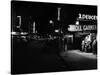 Jazz Club Three Deuces in the 52nd Street in New York-null-Stretched Canvas