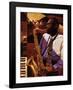 Jazz Club-Keith Mallett-Framed Giclee Print