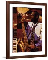 Jazz Club-Keith Mallett-Framed Giclee Print