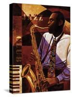 Jazz Club-Keith Mallett-Stretched Canvas