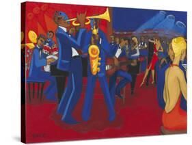 Jazz Club-Marsha Hammel-Stretched Canvas
