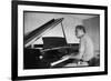 Jazz Composer and Pianist Eddie Heywood at the Piano in His Home on Martha's Vineyard-Alfred Eisenstaedt-Framed Photographic Print