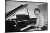 Jazz Composer and Pianist Eddie Heywood at the Piano in His Home on Martha's Vineyard-Alfred Eisenstaedt-Mounted Photographic Print