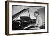 Jazz Composer and Pianist Eddie Heywood at the Piano in His Home on Martha's Vineyard-Alfred Eisenstaedt-Framed Photographic Print