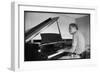 Jazz Composer and Pianist Eddie Heywood at the Piano in His Home on Martha's Vineyard-Alfred Eisenstaedt-Framed Photographic Print