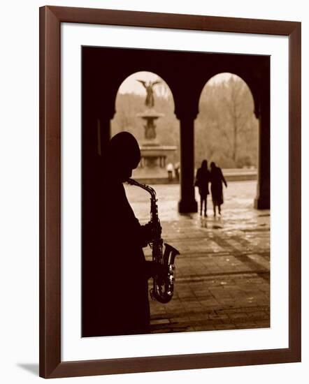 Jazz Courtyard-Sasha Gleyzer-Framed Art Print
