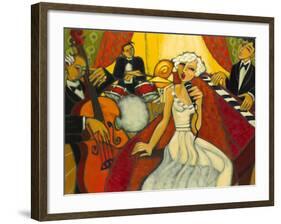 Jazz Diva Blanche-Marsha Hammel-Framed Giclee Print