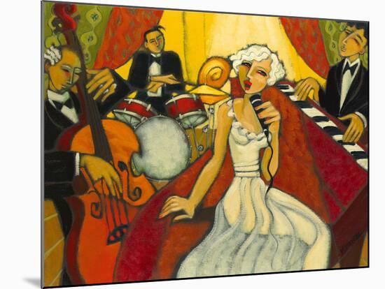 Jazz Diva Blanche-Marsha Hammel-Mounted Giclee Print