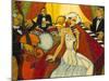 Jazz Diva Blanche-Marsha Hammel-Mounted Giclee Print