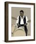 Jazz Drummer-William Buffett-Framed Art Print