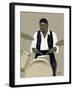 Jazz Drummer-William Buffett-Framed Art Print