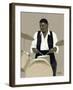 Jazz Drummer-William Buffett-Framed Art Print