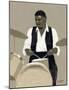 Jazz Drummer-William Buffett-Mounted Art Print