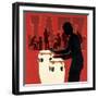 Jazz Ensemble-Marco Fabiano-Framed Art Print