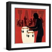 Jazz Ensemble-Marco Fabiano-Framed Art Print