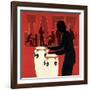 Jazz Ensemble-Marco Fabiano-Framed Art Print