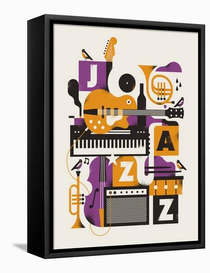 Jazz Essentials-null-Framed Stretched Canvas