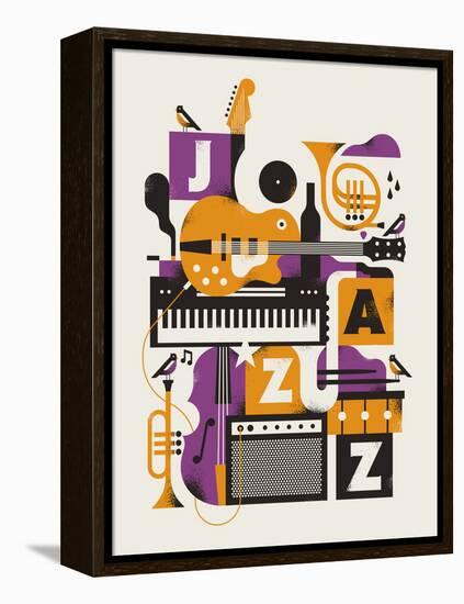 Jazz Essentials-null-Framed Stretched Canvas