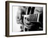 Jazz Guitarist 1 BW-John Gusky-Framed Photographic Print