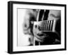 Jazz Guitarist 1 BW-John Gusky-Framed Photographic Print