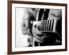 Jazz Guitarist 1 BW-John Gusky-Framed Photographic Print