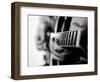 Jazz Guitarist 1 BW-John Gusky-Framed Photographic Print