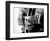 Jazz Guitarist 1 BW-John Gusky-Framed Photographic Print