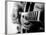 Jazz Guitarist 1 BW-John Gusky-Framed Photographic Print