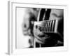 Jazz Guitarist 1 BW-John Gusky-Framed Photographic Print