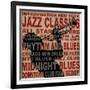 Jazz I-Luke Wilson-Framed Art Print