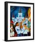 Jazz In Jackson Square-Diane Millsap-Framed Art Print