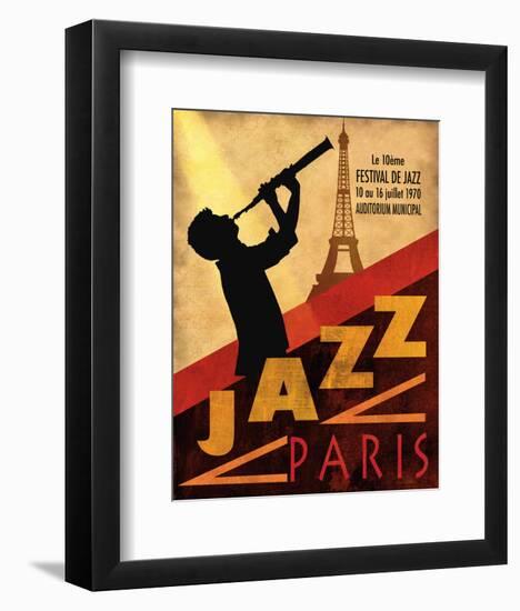 Jazz in Paris, 1970-Conrad Knutsen-Framed Art Print