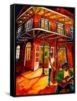 Jazz in the Big Easy-Diane Millsap-Framed Stretched Canvas