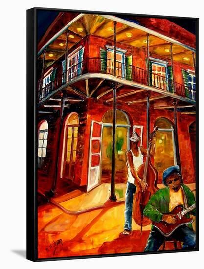 Jazz in the Big Easy-Diane Millsap-Framed Stretched Canvas